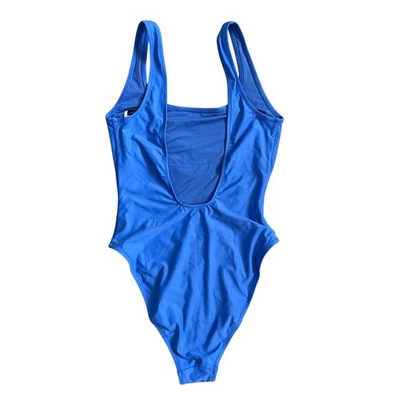 Aerie Astrology Sagittarius Babewatch‎ Cheekiest Blue One Piece Swimsuit Small - Picture 5 of 7